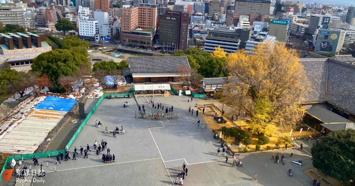 熊本自由行-熊本景點-熊本一日遊-熊本城頂